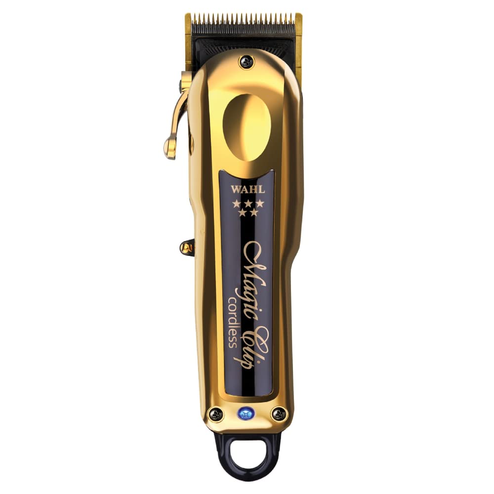 WAHL Professional 5 Star Gold Cordless Magic Clip Hair Clipper with 100+ Minute Run Time for Professional Barbers and Stylists - Model 8148-700