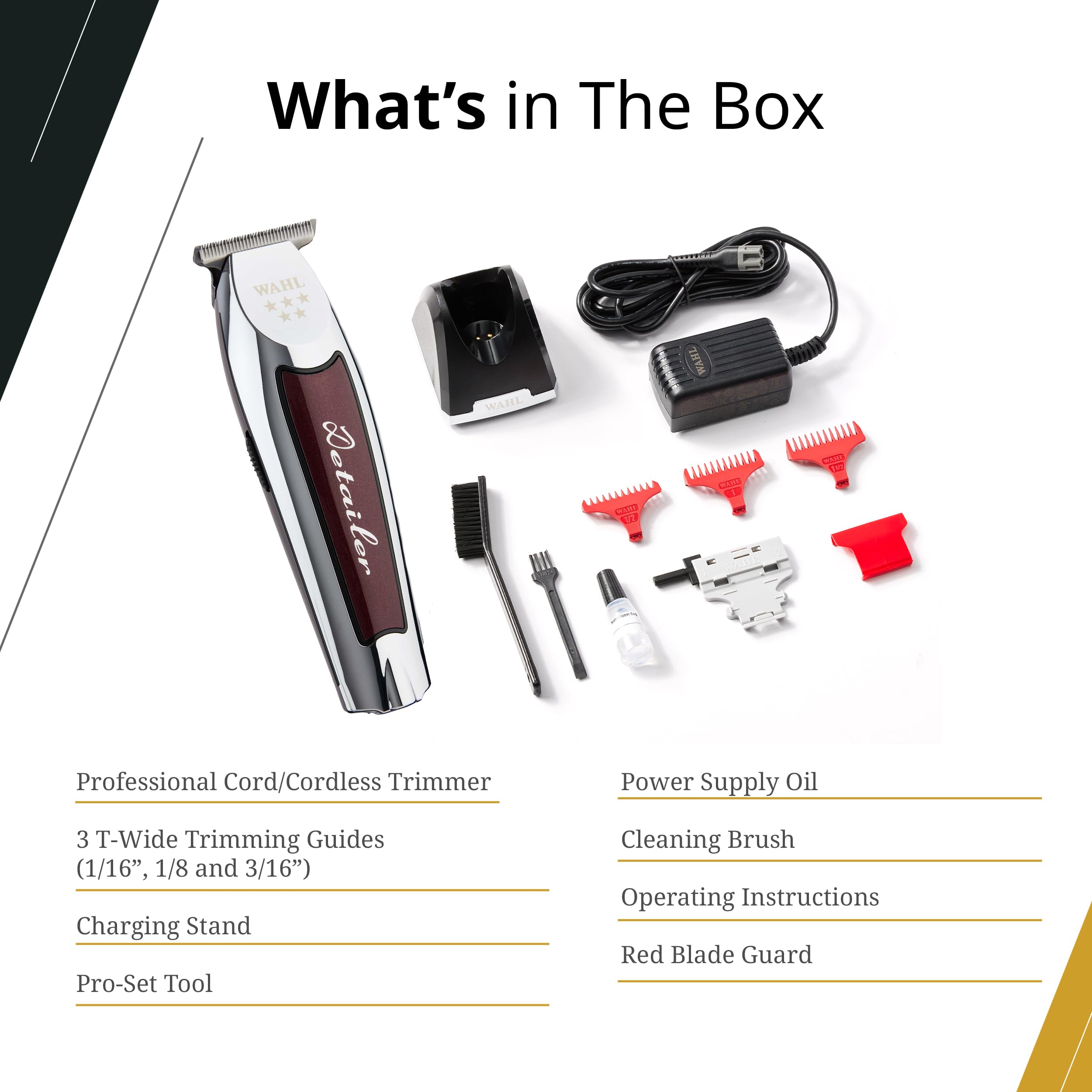 Wahl Professional 5 Star Series Detailer Li 8171 Red