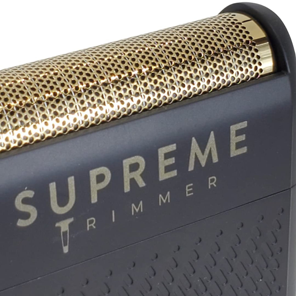 Supreme Trimmer Solo STF101 Herren-Einzelfolienrasierer (150 Minuten Laufzeit), kabellos, leistungsstark, USB-C-Mini-Größe, Reiserasierer für Friseure und Zuhause, Schwarz