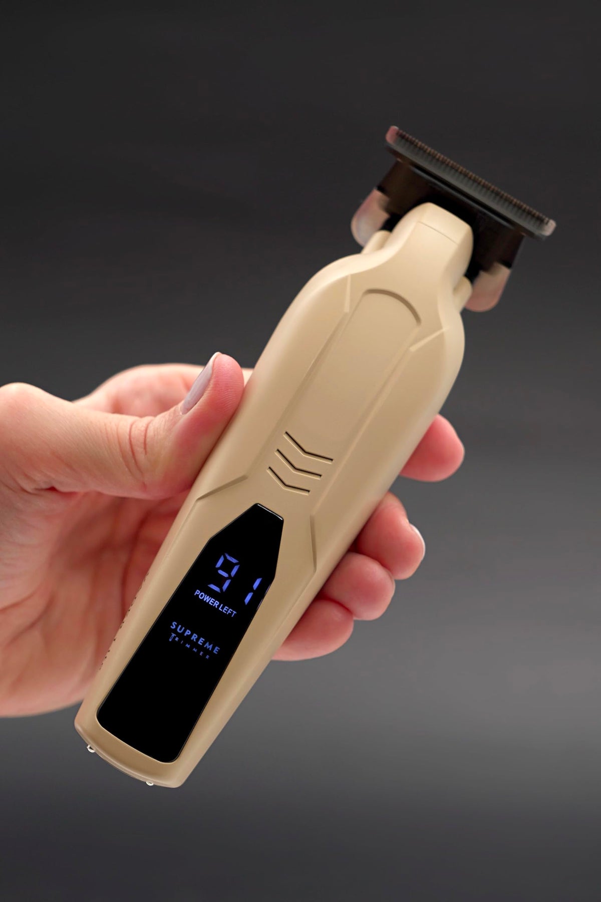 Supreme Trimmer Vader Lite ST3700 – Schnurloser Friseureinsatz & Bartschneider mit Zero-Gap DLC T-Blade, 7000 U/min Motor, 120 Minuten Laufzeit, USB-C-Schnellladung & Führungsschutz für Haar und