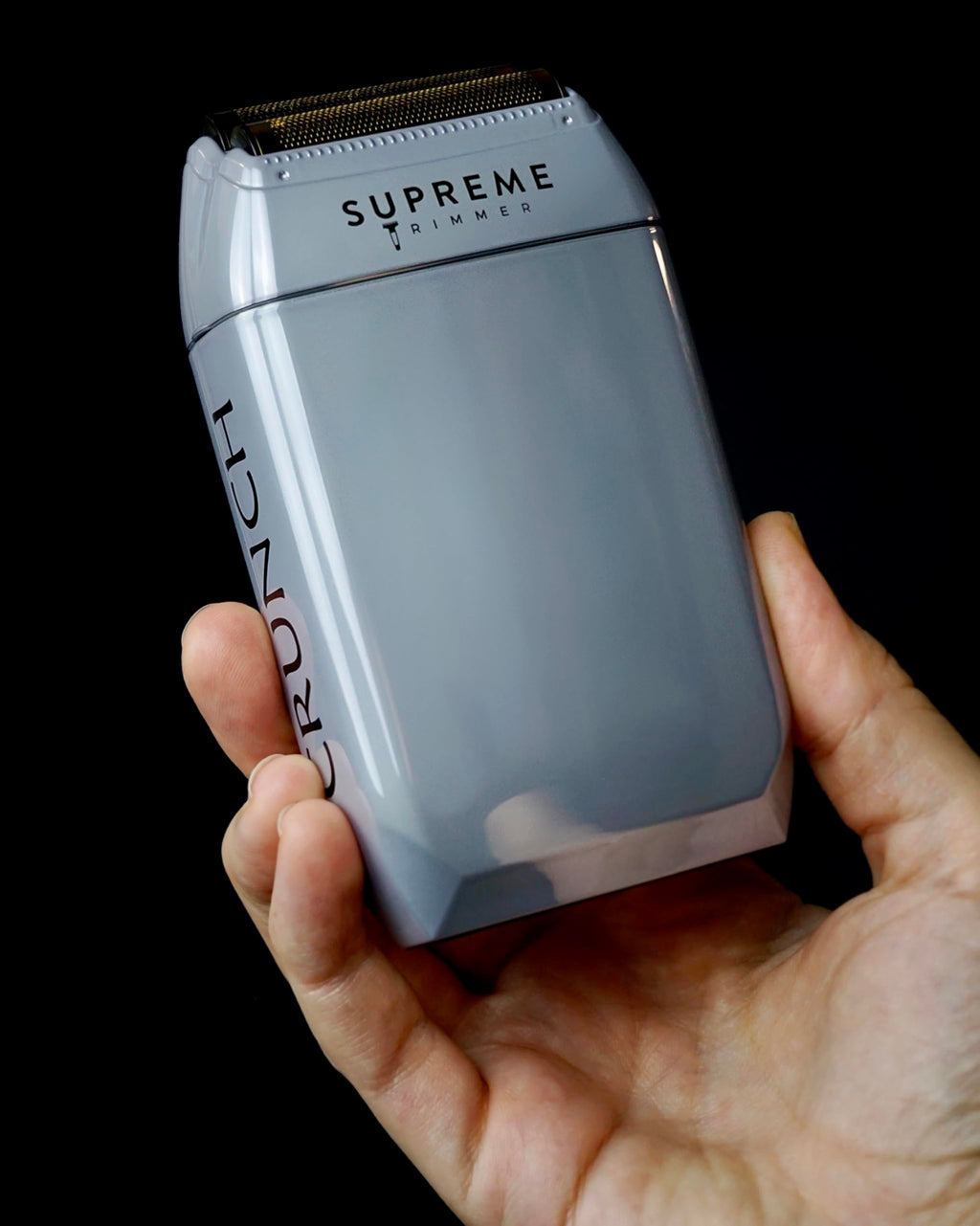 Supreme Trimmer STF602 Elektrorasierer für Herren, Nass-/Trockenrasierer für Herren, Schwarz – Crunch