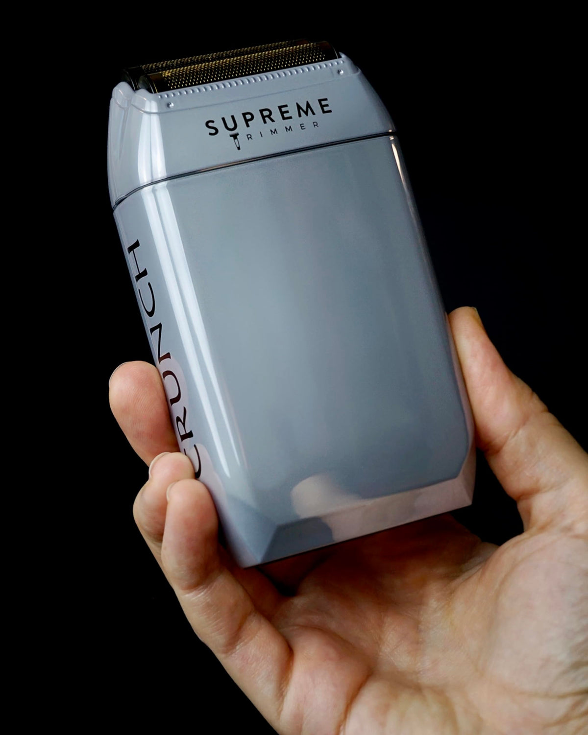 Supreme Trimmer STF602 Elektrorasierer für Herren, Nass-/Trockenrasierer für Herren, Schwarz – Crunch