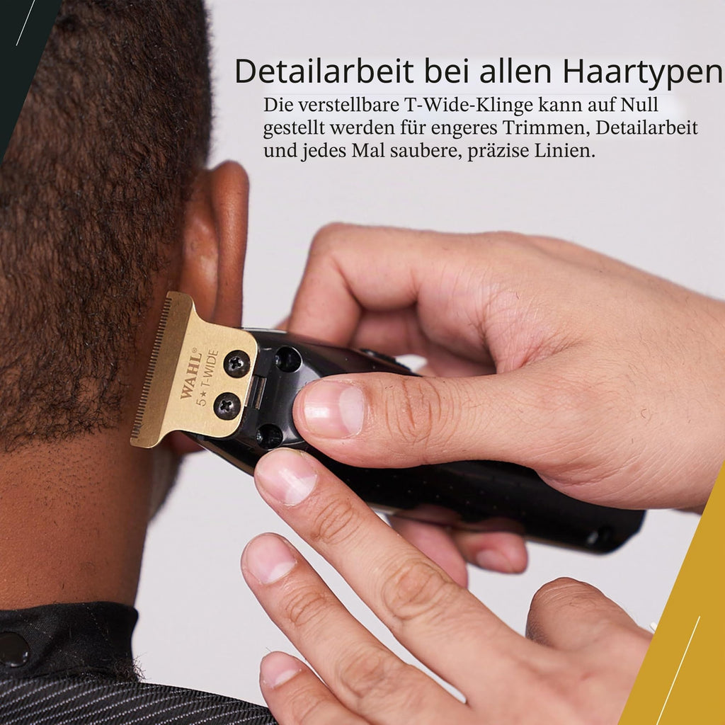Wahl Professional 5 Star Cordless Magic Clip & Cordless Detailer Li Combo – Modell 56458