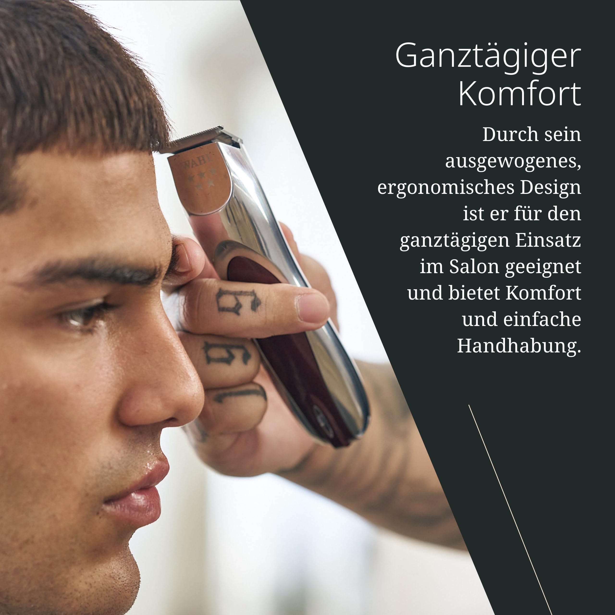 Wahl A-LIGN Netz-/Kabelloser Haartrimmer - Für die engsten Bereiche von Gesicht, Bart und Haaransatz