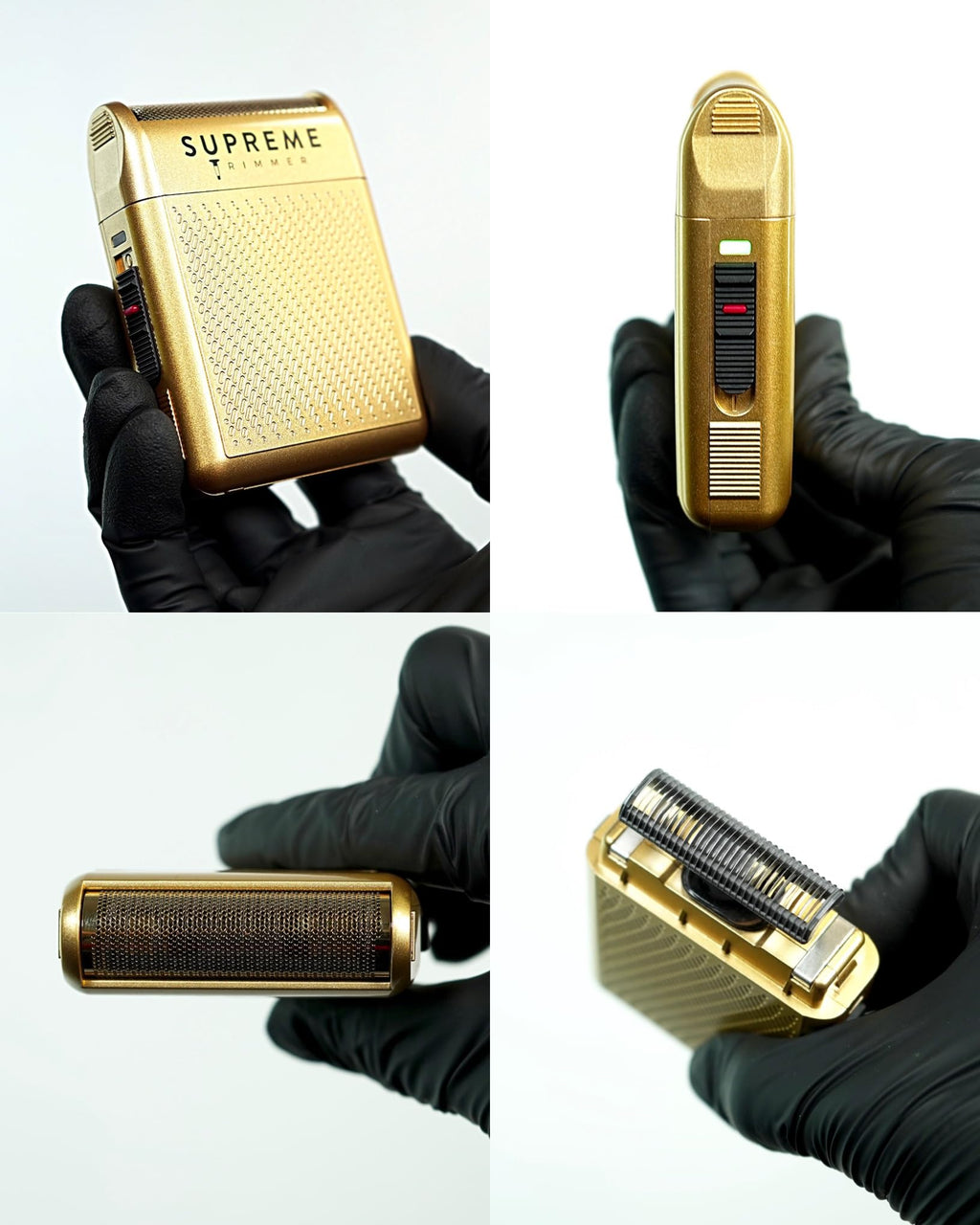Supreme Trimmer Solo STF101 Herren-Einzelfolienrasierer (150 Minuten Laufzeit), kabellos, leistungsstark, USB-C-Mini-Größe, Reiserasierer für Friseure und Zuhause, Schwarz