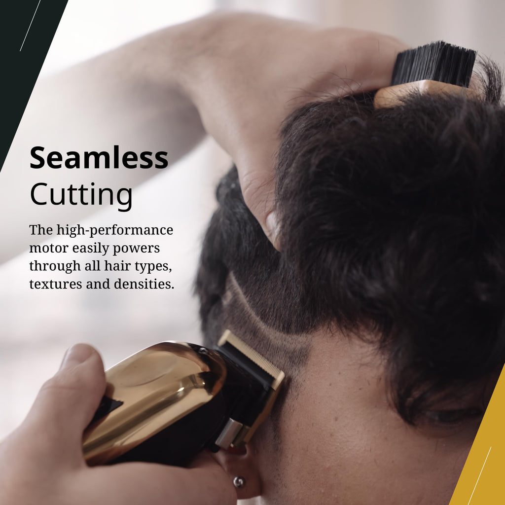 WAHL Professional 5 Star Gold Cordless Magic Clip Hair Clipper with 100+ Minute Run Time for Professional Barbers and Stylists - Model 8148-700