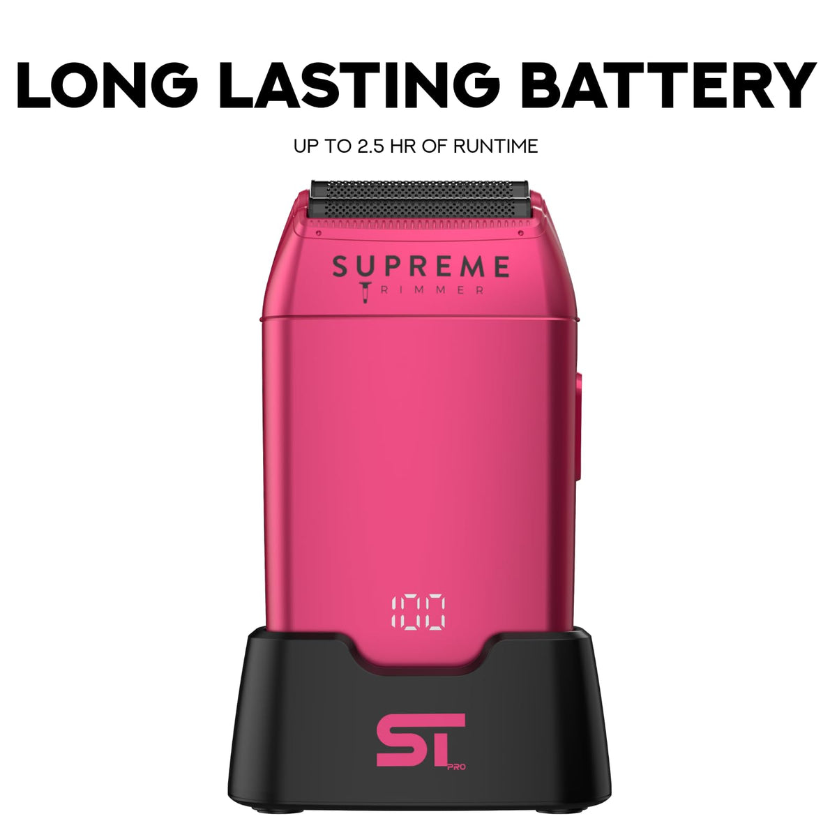 Supreme Trimmer STF602 Elektrorasierer für Herren, Nass-/Trockenrasierer für Herren, Schwarz – Crunch