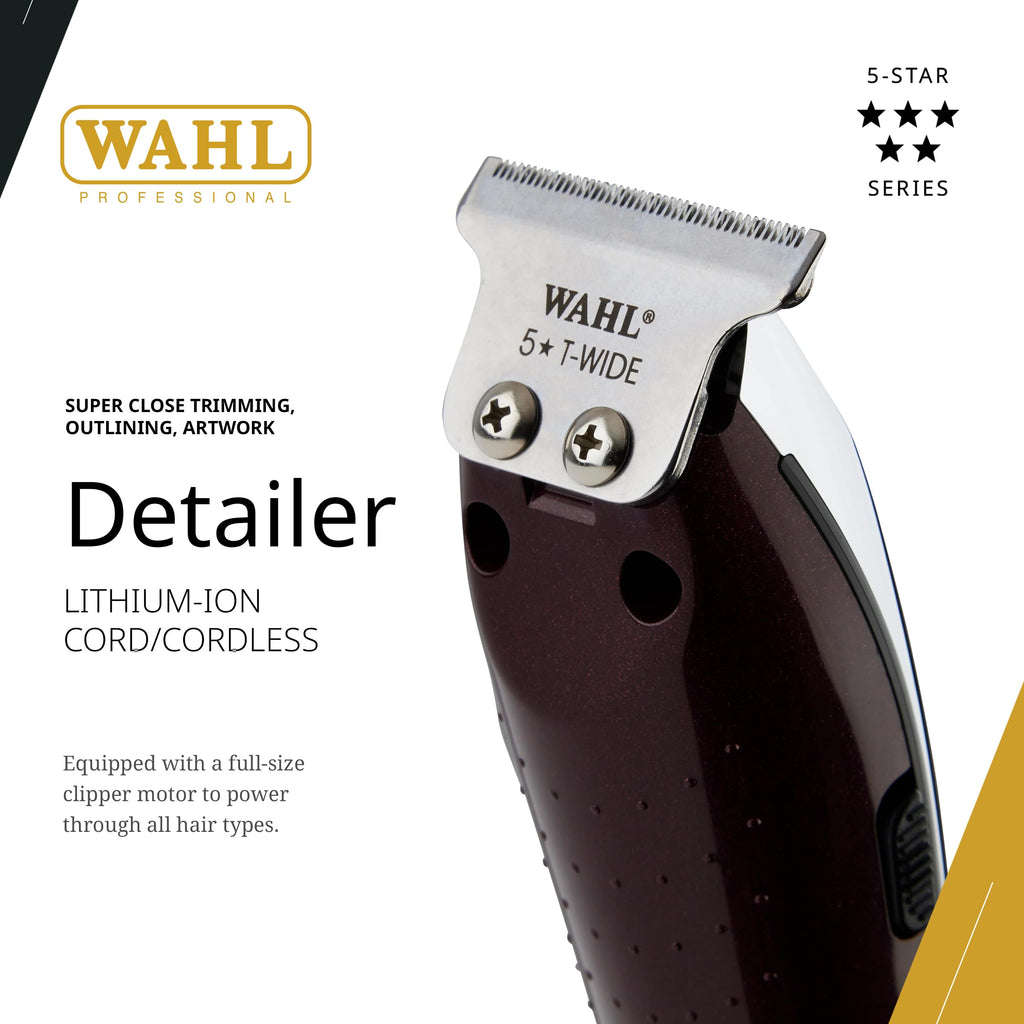 Wahl Professional 5 Star Series Detailer Li 8171 Red