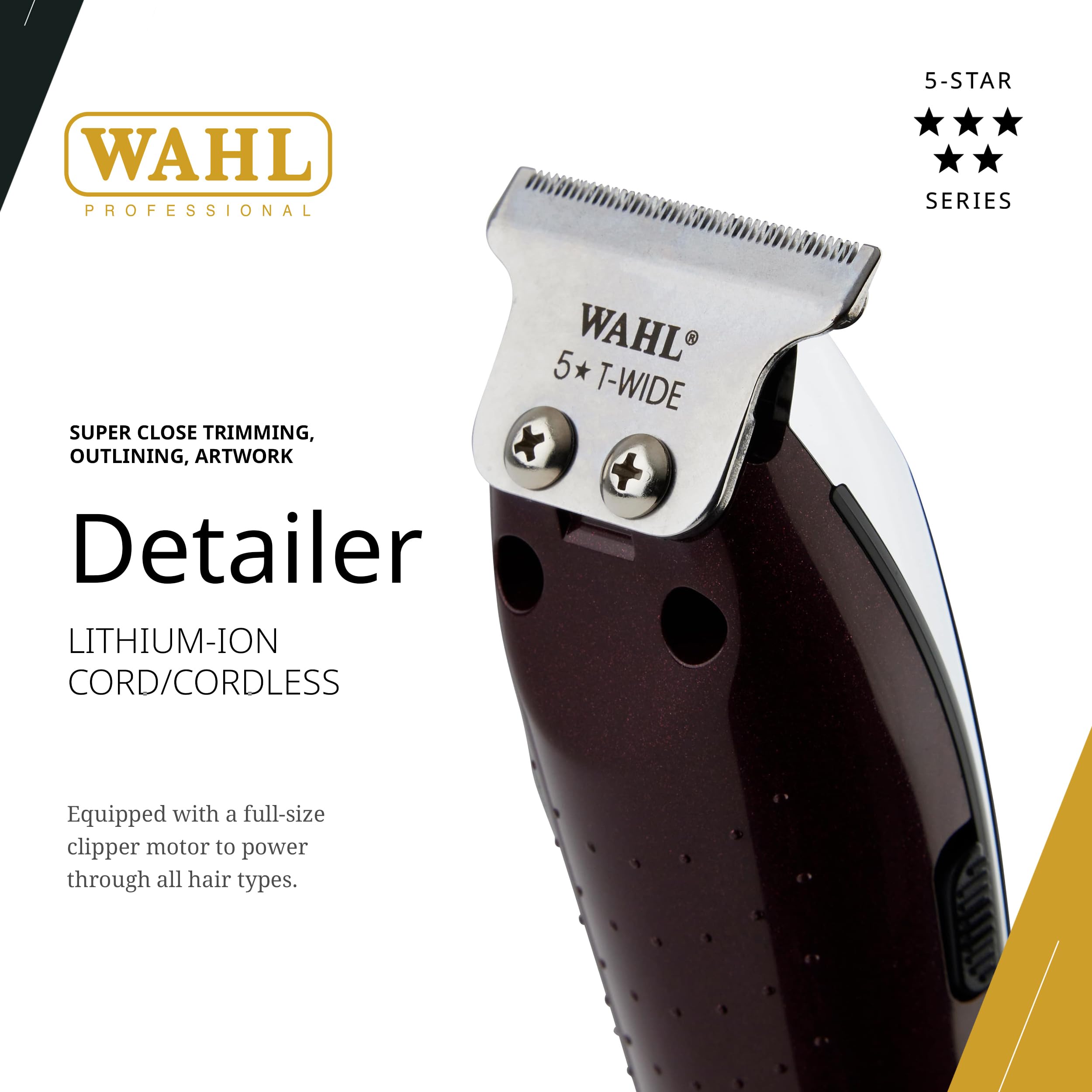 Wahl Professional 5 Star Series Detailer Li 8171 Red