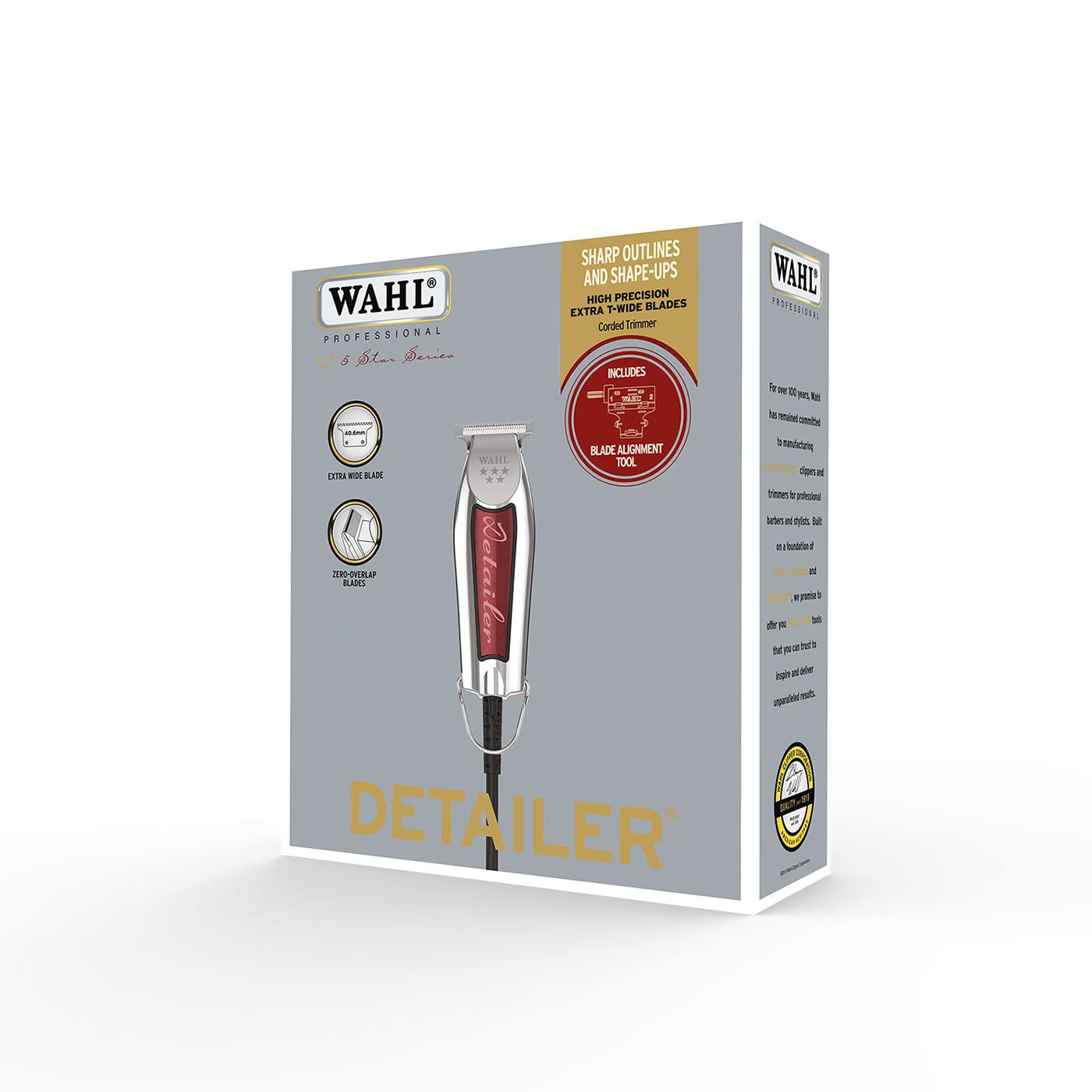 Wahl Detailer AC Netzschneider mit extra breiter Klinge