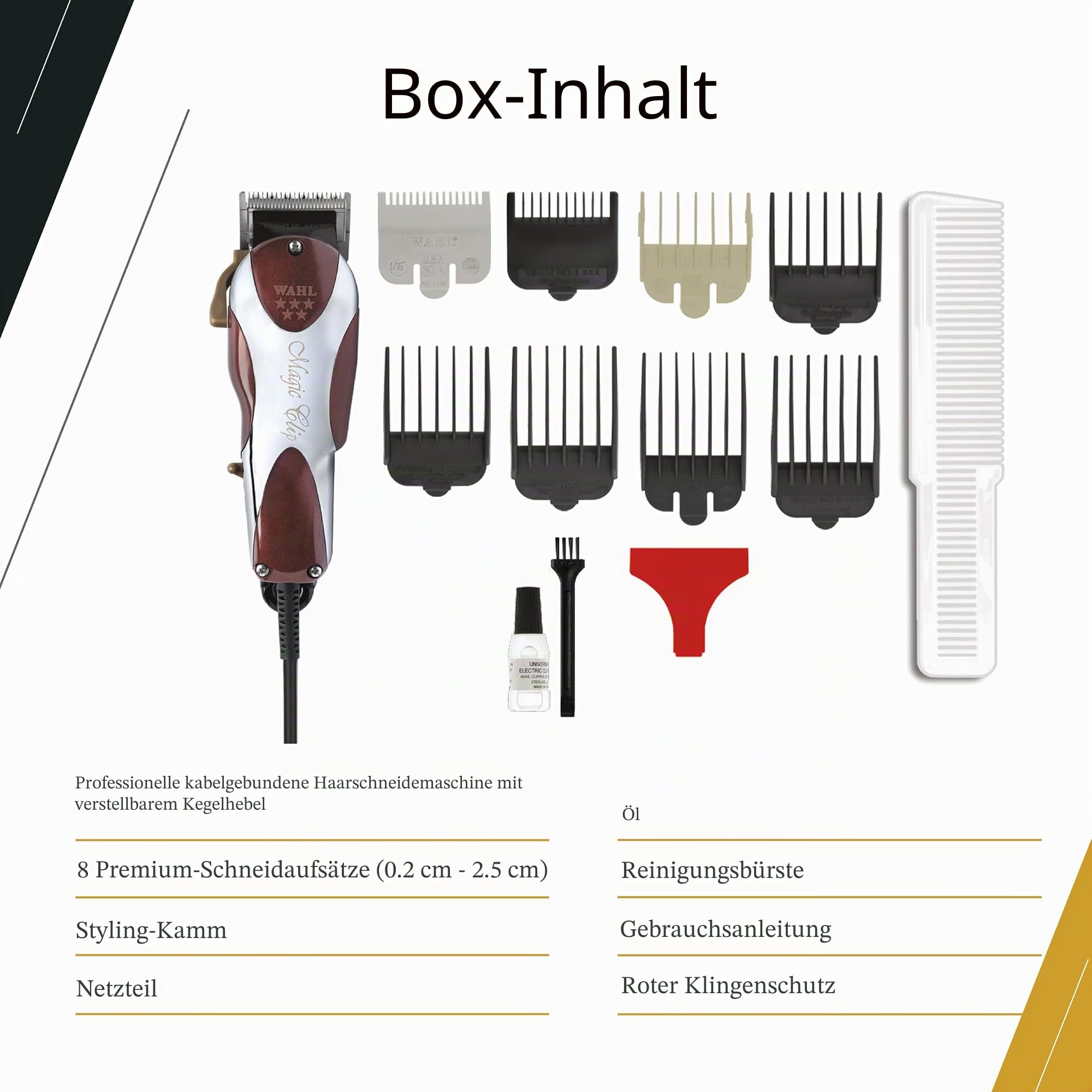 Wahl 191080 Magic Clip Haarschneidemaschine 1 Stück (1er Pack)