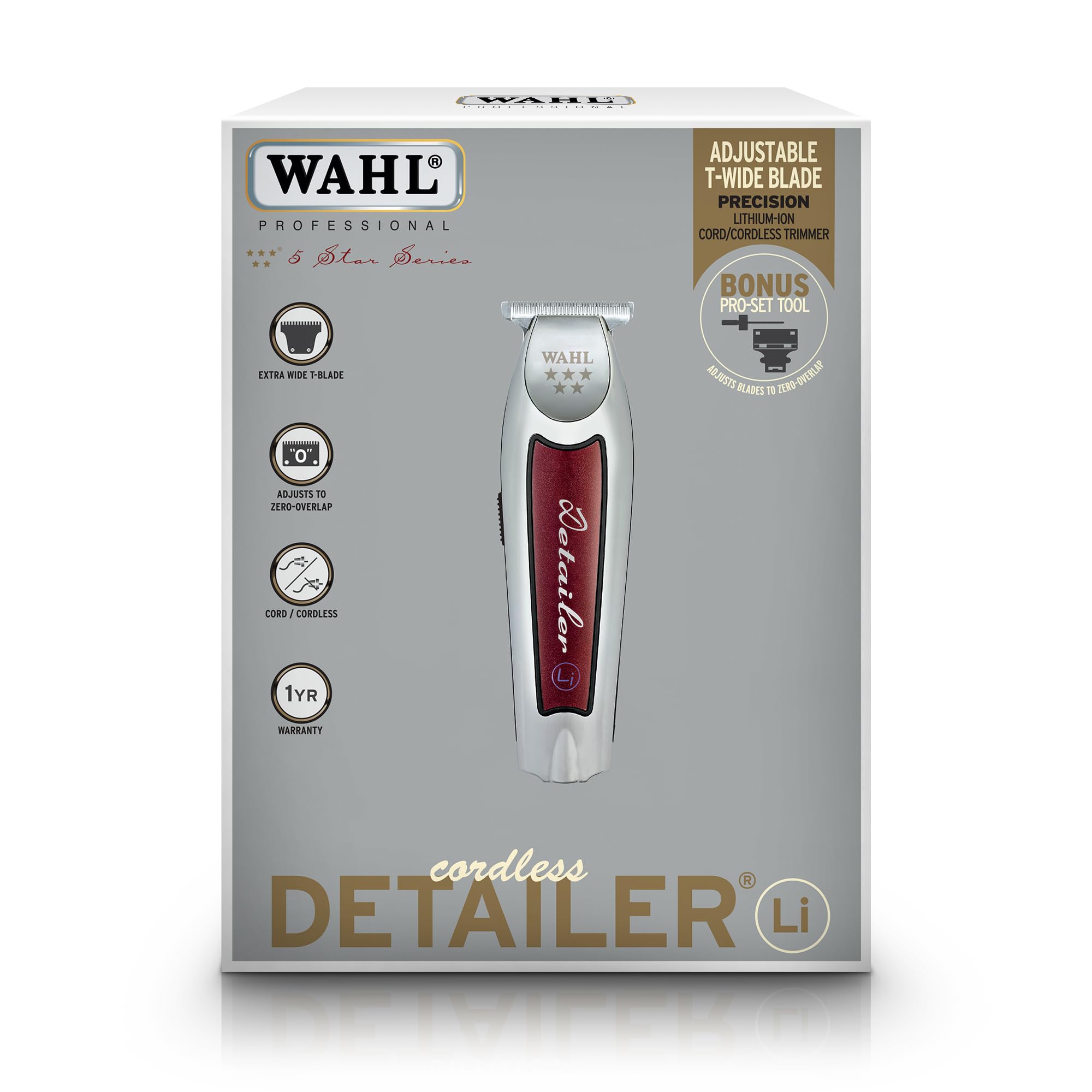 Wahl Professional 5-Star Series Cordless Detailer Li Trimmer