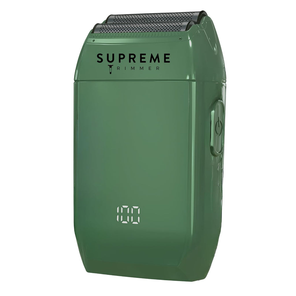 Supreme Trimmer Crunch Herren Folienrasierer STF602 (150 Minuten Laufzeit) Elektrischer Rasierer für Herren, wasserdichter Rasierer für kurzes Haar oder Stoppel, Friseurgebrauch