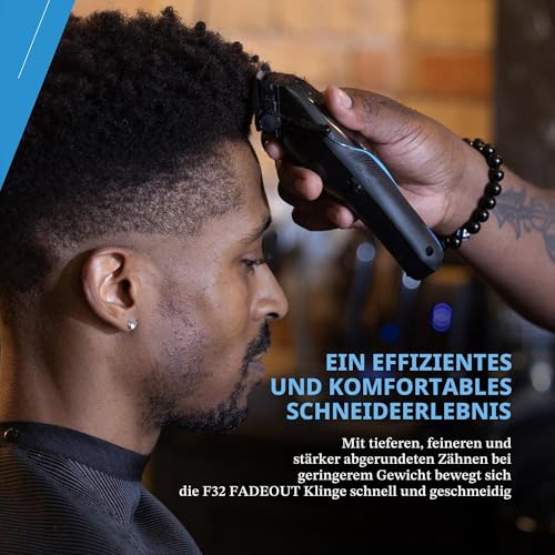 Wahl Professional 5 Star Vapor Clipper kabelgebundener und kabelloser Betrieb, F32, verstellbare Glatzenklinge, anpassbare Geschwindigkeit