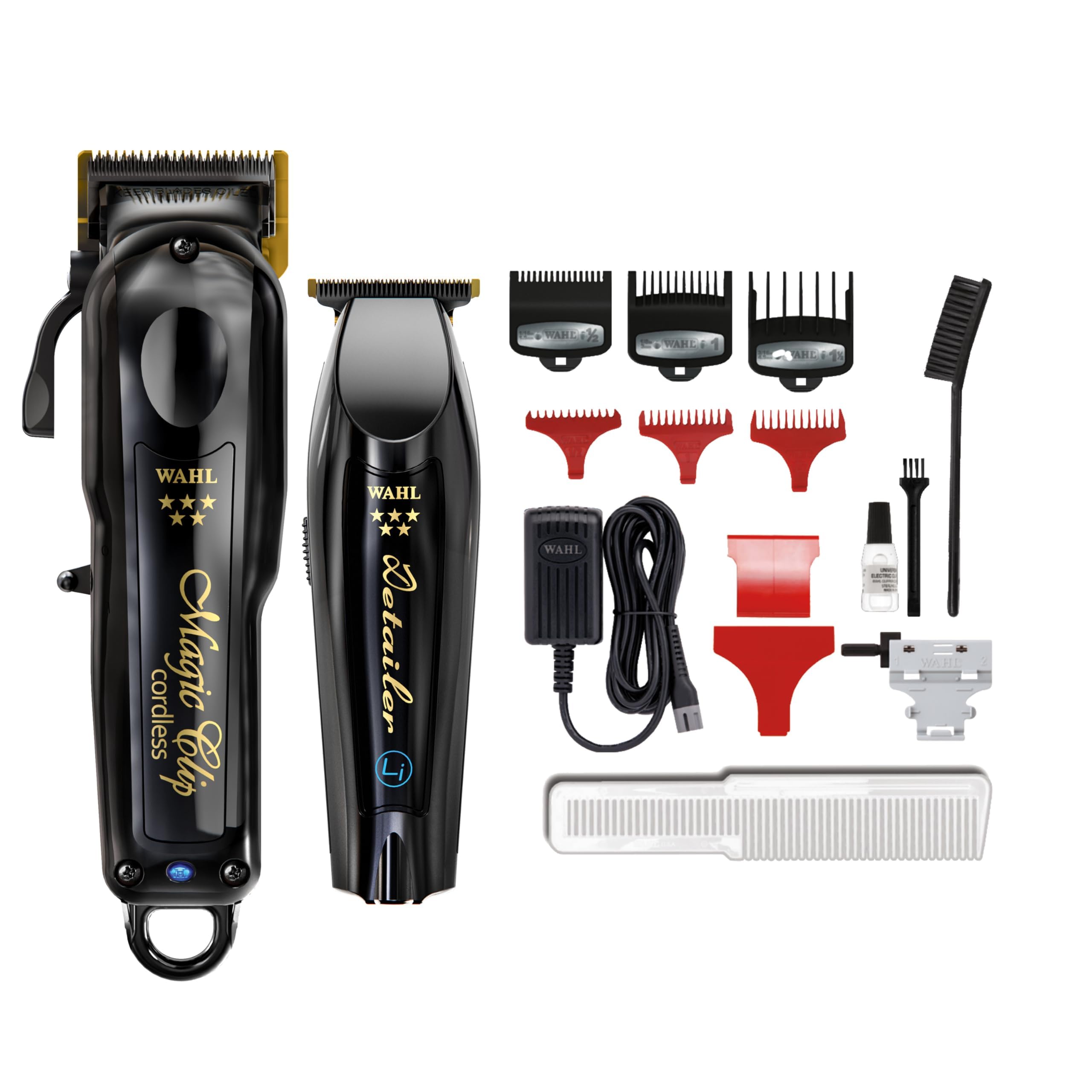 Wahl Professional 5 Star Cordless Magic Clip & Cordless Detailer Li Combo – Modell 56458
