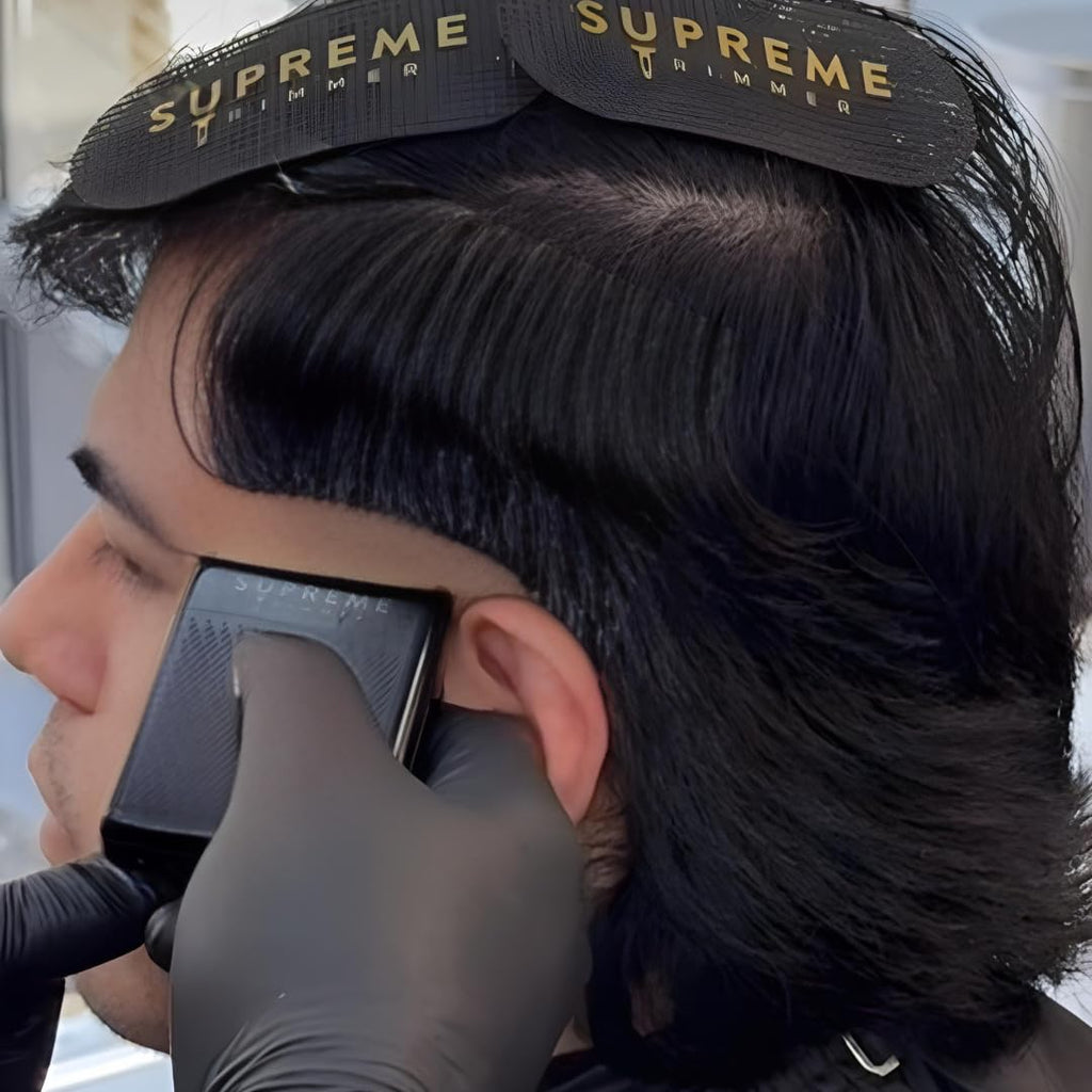 Supreme Trimmer Solo STF101 Herren-Einzelfolienrasierer (150 Minuten Laufzeit), kabellos, leistungsstark, USB-C-Mini-Größe, Reiserasierer für Friseure und Zuhause, Schwarz