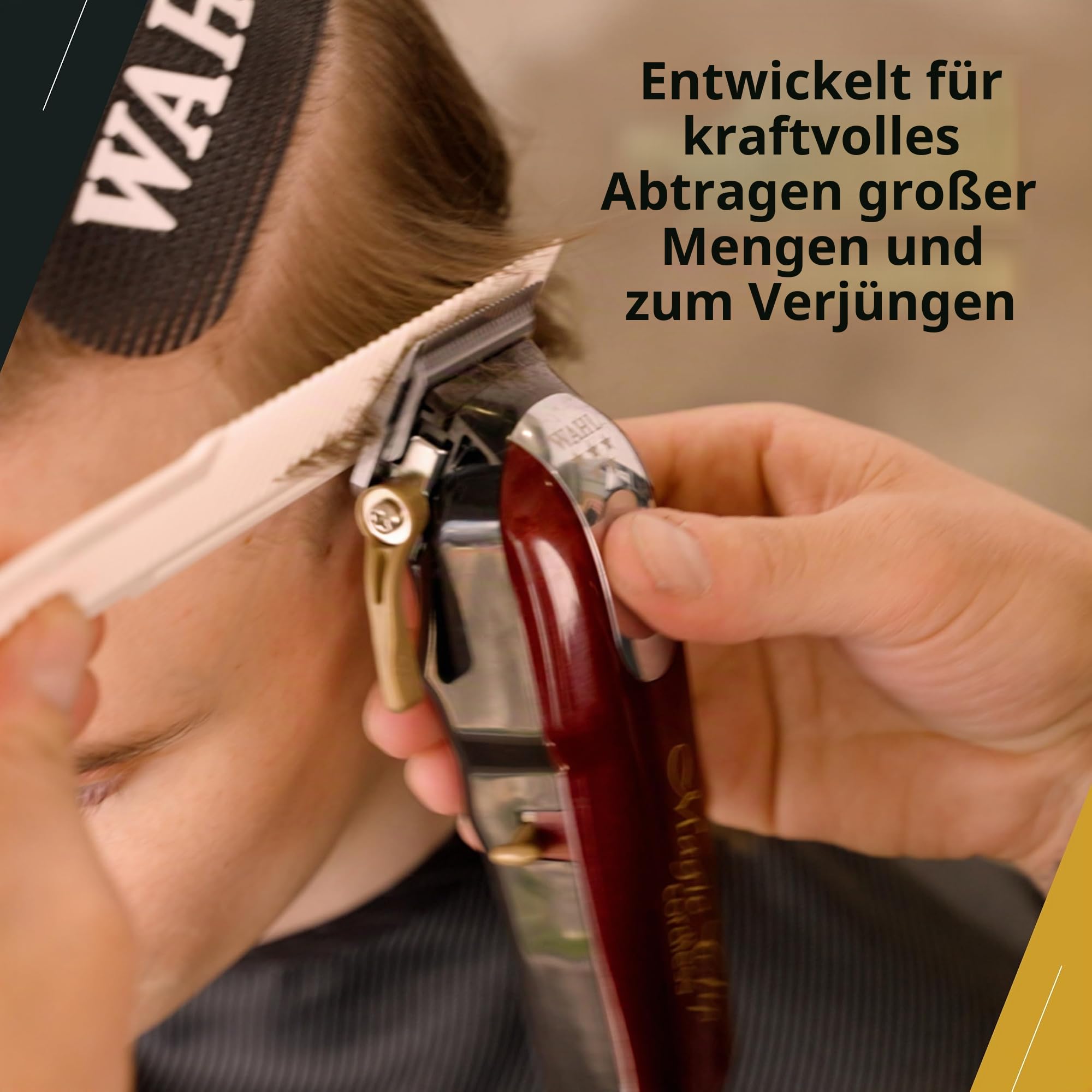 Wahl 43917814810 Haarschneidemaschine Magic Clip Cordless schwarz/gold