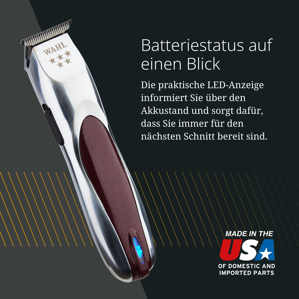 Wahl A-LIGN Netz-/Kabelloser Haartrimmer - Für die engsten Bereiche von Gesicht, Bart und Haaransatz