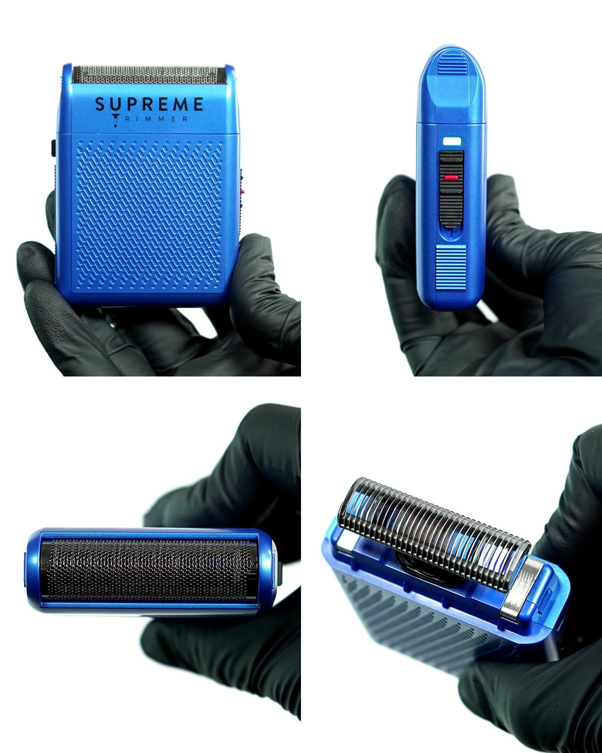 Supreme Trimmer Solo STF101 Herren-Einzelfolienrasierer (150 Minuten Laufzeit), kabellos, leistungsstark, USB-C-Mini-Größe, Reiserasierer für Friseure und Zuhause, Schwarz