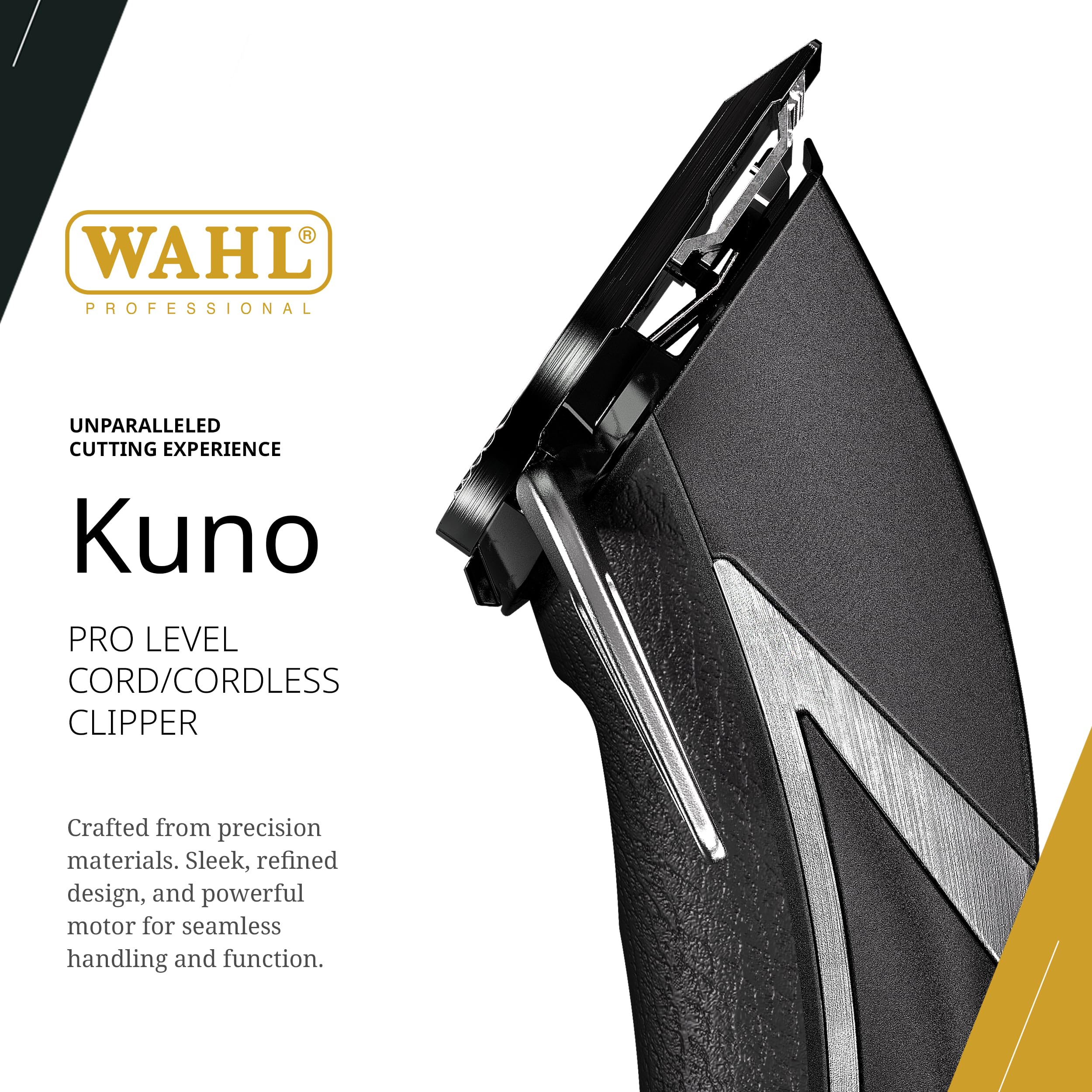 Wahl Professional Kuno Schermaschine Hochleistungs-Akku-Schermaschine mit Diamantklinge, Lithium-Ionen