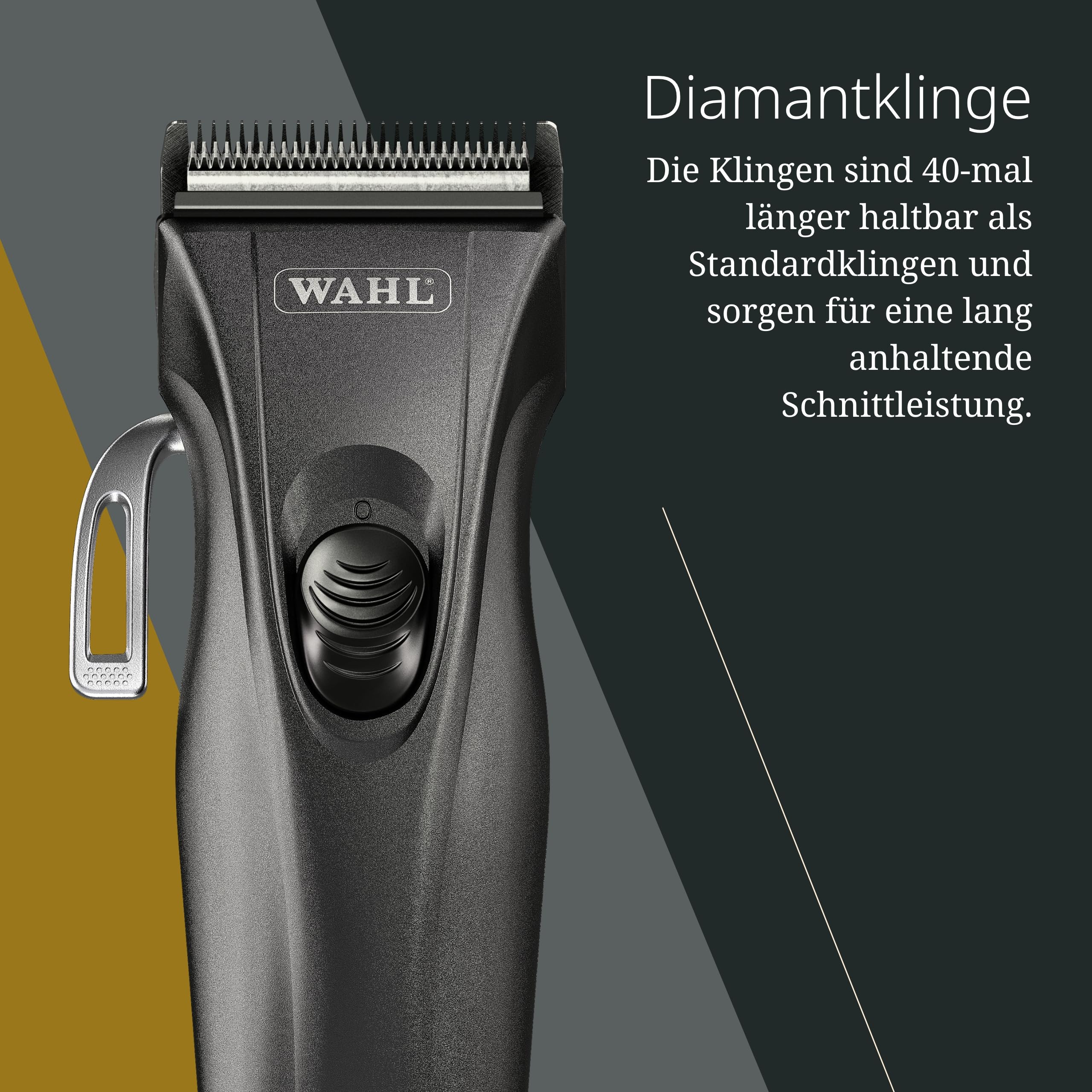 Wahl Genio - Kabellose Haarschneidemaschine - Professioneller Clipper - bis zu 120 Minuten Betriebszeit
