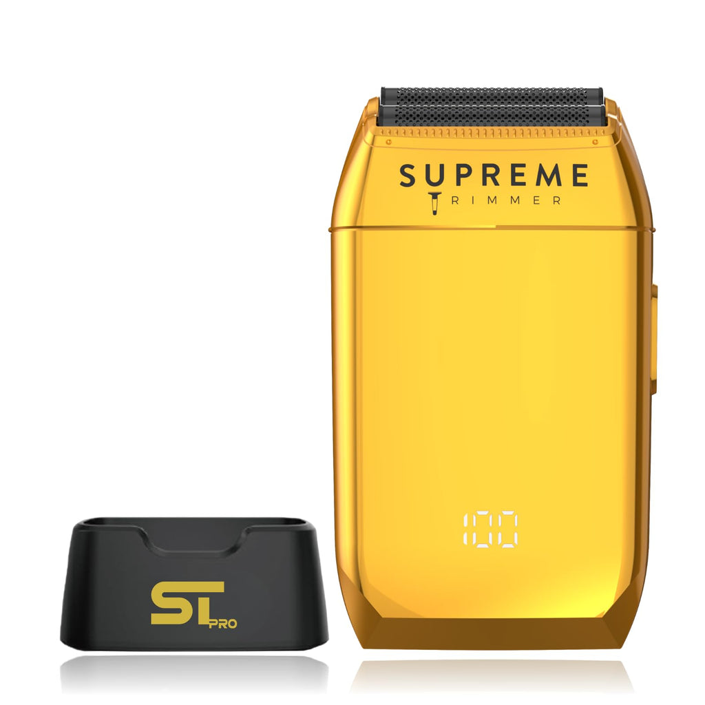 Supreme Trimmer STF602 Elektrorasierer für Herren, Nass-/Trockenrasierer für Herren, Schwarz – Crunch