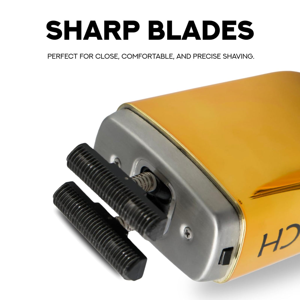 Supreme Trimmer STF602 Elektrorasierer für Herren, Nass-/Trockenrasierer für Herren, Schwarz – Crunch